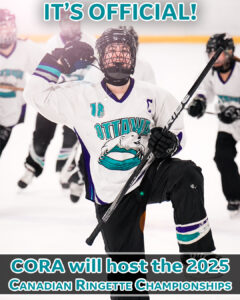 CORA announces that it will host the 2020 Canadian Ringette Championships